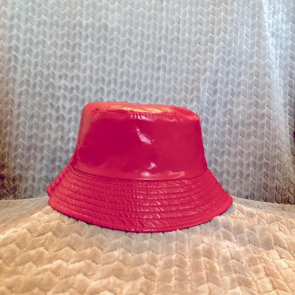 Red Bucket Hat